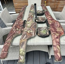 TRIBEL CARP ROD SLEEVES 12FT AND REEL POUCH X3 OFF EACH