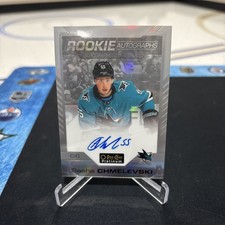 Sasha Chmelevski OPC Platinum Rookie Auto Rainbow San Jose Sharks