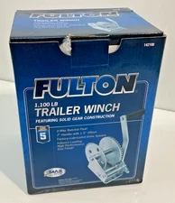 Fulton 142100 Trailer Winch – Single Speed – 1,100 lb Capacity – NEW