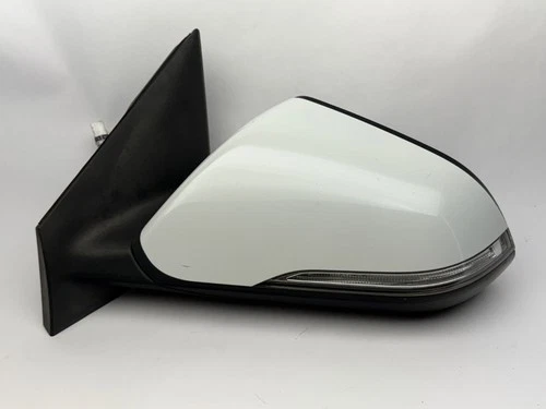 2015-2017 Hyundai Sonata Driver Left Mirror power turn blind spot Quartz White