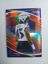 2025 Panini Absolute Football Mike Green Spectrum Orange /150 (RC) Ravens #160