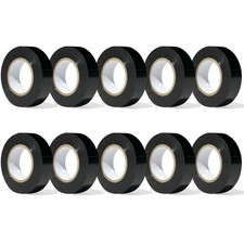 Electrical Tape 3/4" x 66 Feet PVC UL Listed, Flame Retardant, Waterproof, St...