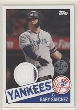 2020 Topps 1985 Topps Baseball Relics Series 2 Gary Sanchez #85TR-GS 2k3
