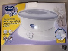 Dr. Scholls Thermal Therapy Quick Heat Paraffin Bath Soothes DAMAGED BOX NEW