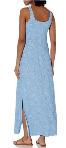 NUEVO Maxi Vestido Columbia PFG Omni-Freeze Enfriamiento Avanzado Azul Rojo UPF 50 Aberturas M - Imagen 4 de 23