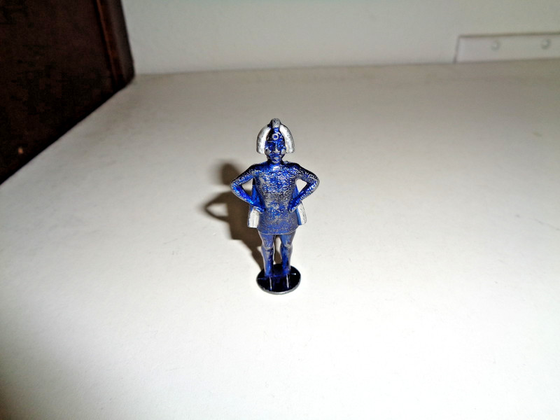 Vintage scarce Johillco Space lead figure Intelligent Alien in Blue