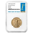 2026 $25 1/2-oz American Gold Eagle NGC MS70 FDI First Label