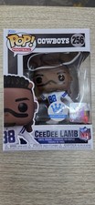 Funko Pop! Dallas Cowboys CeeDee Lamb #256 FunkoShop Exclusive W/ Protector 