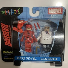 Marvel MiniMates Daredevil & Kingpin - NRFB - 2003 - Art Asylum