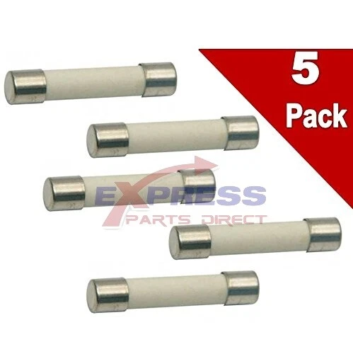 (5 Pack) EXP20A Microwave Ceramic Line Fuse WB27X10928, AP3994062, WB27X10388