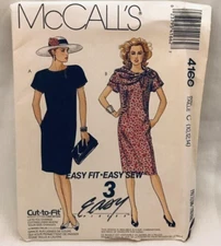 #4166 McCalls Dress sewing pattern size 10-14