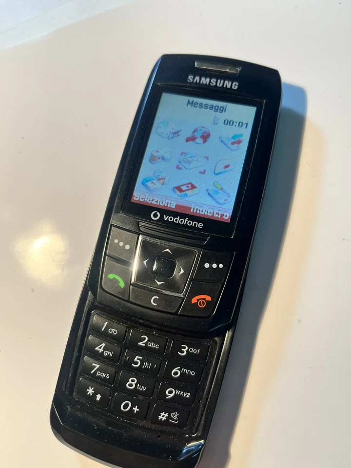 SAMSUNG SGH-E250V  Black FUNZIONANTE Perfetto Batteria Originale - Immagine 3 di 4