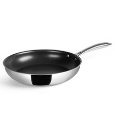 Gastro Nahrungsmittelgewerbe Gastronomie Kuchenausstattung Gastronomie Pfannen Woks Alpina Pfanne Teflon Antihaftbeschichtung Aluguss Bratpfanne Induktion 24 Cm