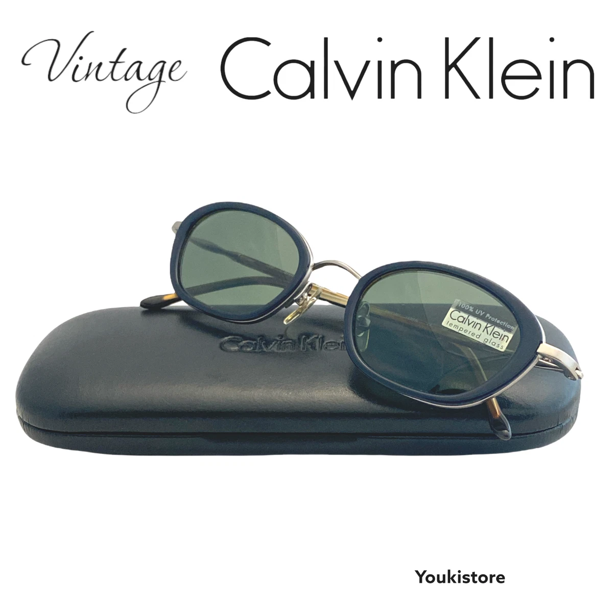Calvin Klein 160S 546 VINTAGE 90s Sunglasses Made in JAPAN CE