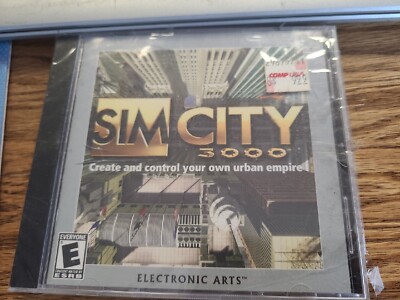 Sim City 3000 PC Game CD Factory Sealed - Vintage MAXIS
