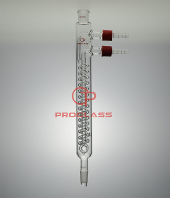 Lab Condenser,Reflux,Large Cool Capactiy 14/20,Removable Hose ...