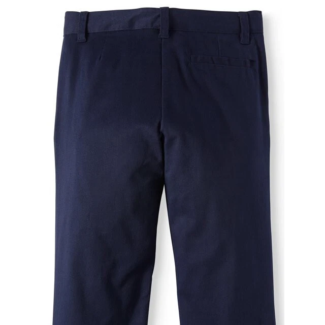 Calça George Girls uniforme escolar frente plana preta tamanho 18,5 - Imagem 2 de 2