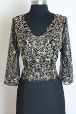 Women's Formal Embroidery Rhinestones beaded Long Evening Gown prom dress