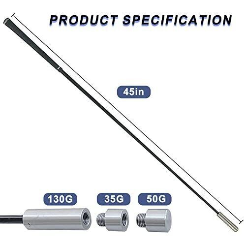 Adjustable Clubs Weight Golf Swing Speed Trainer,Overspeed Golf Speed