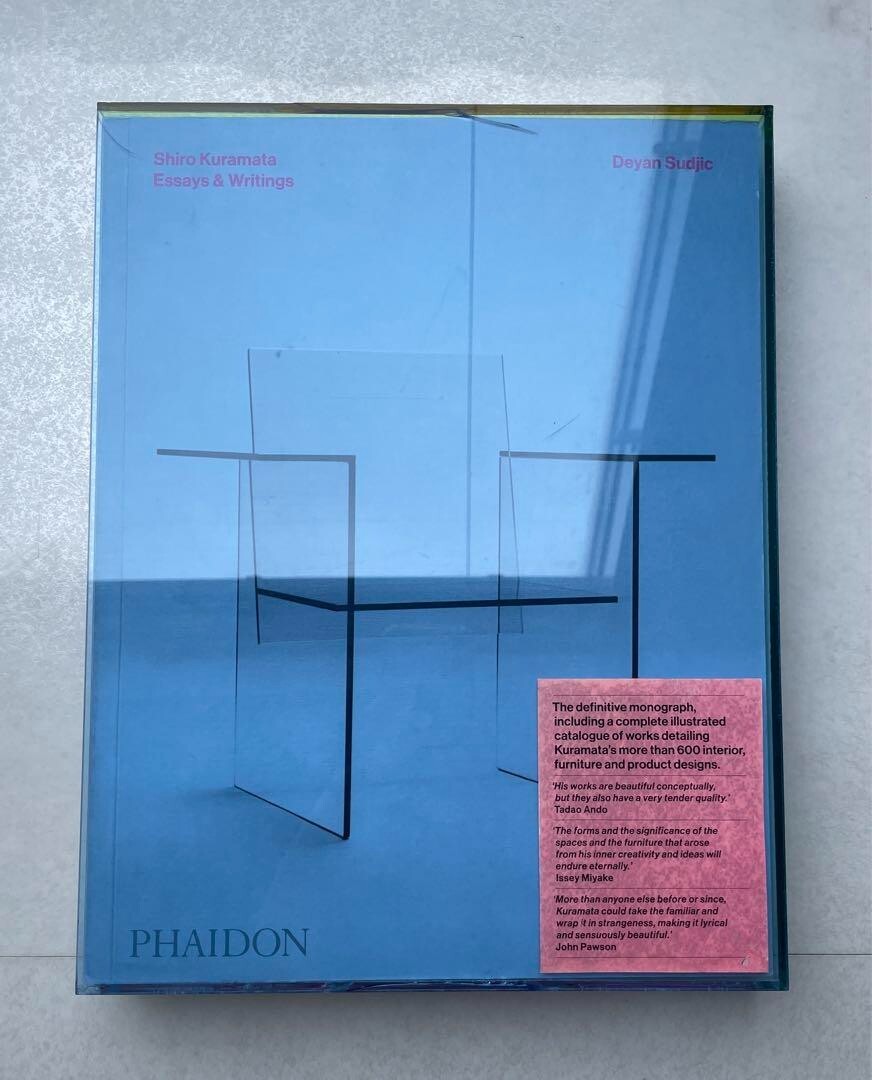 Shiro Kuramata Essays & Writings PHAIDON VHTF 9780714845005 Shiro Kuramata Essays & Writings PHAIDON VHTF 9780714845005
