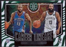 2020-21 Panini Illusions Career Lineage Emerald #1 James Harden