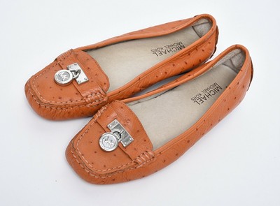 michael kors loafers womens orange