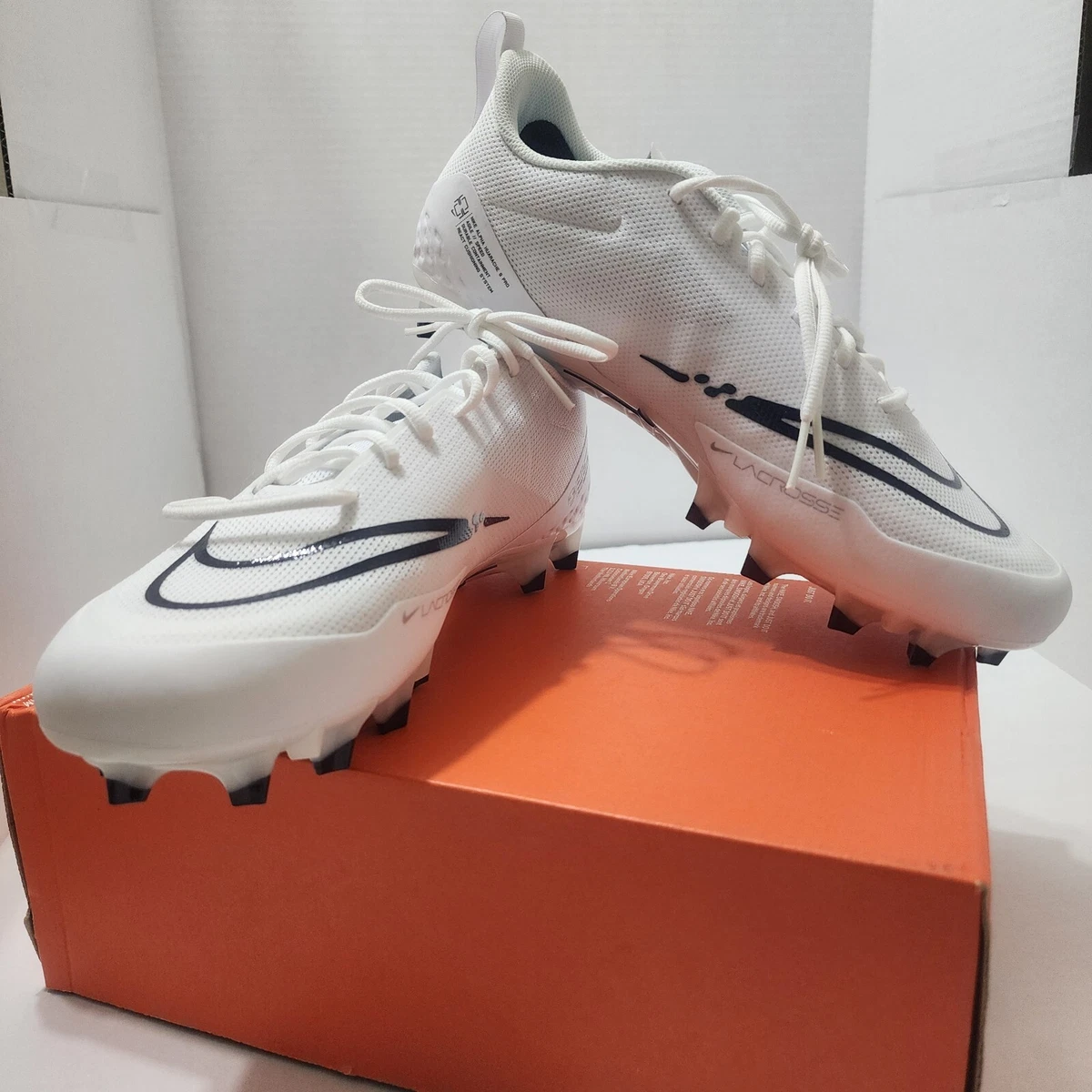 Nike Alpha Huarache 8 Pro White Metallic Silver for Sale  display picture 3