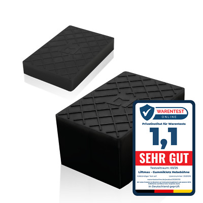 Gummiklotz Gummiaufnahmen für Hebebühne 20mm 60mm Robust Gummiblock Consul RAV