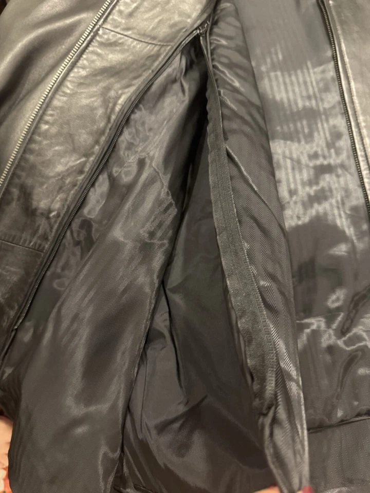 Chaqueta de cuero Wilson’s 3/4 de largo para hombre 2XL Foto 2 de 4