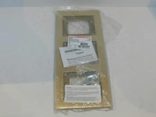 WIREMOLD Walker Cover Plate Flange, Square, 3-Gang, Brass 837B Carpet & Tile NEW
