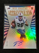 2019 Panini Passing The Torch Devin Singletary Apprentice Ink Rookie Auto 85/99