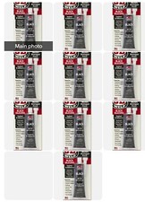 10 Tubes JB Weld 31319 Black RTV Acetoxy Silicone Sealant - 3 Oz.