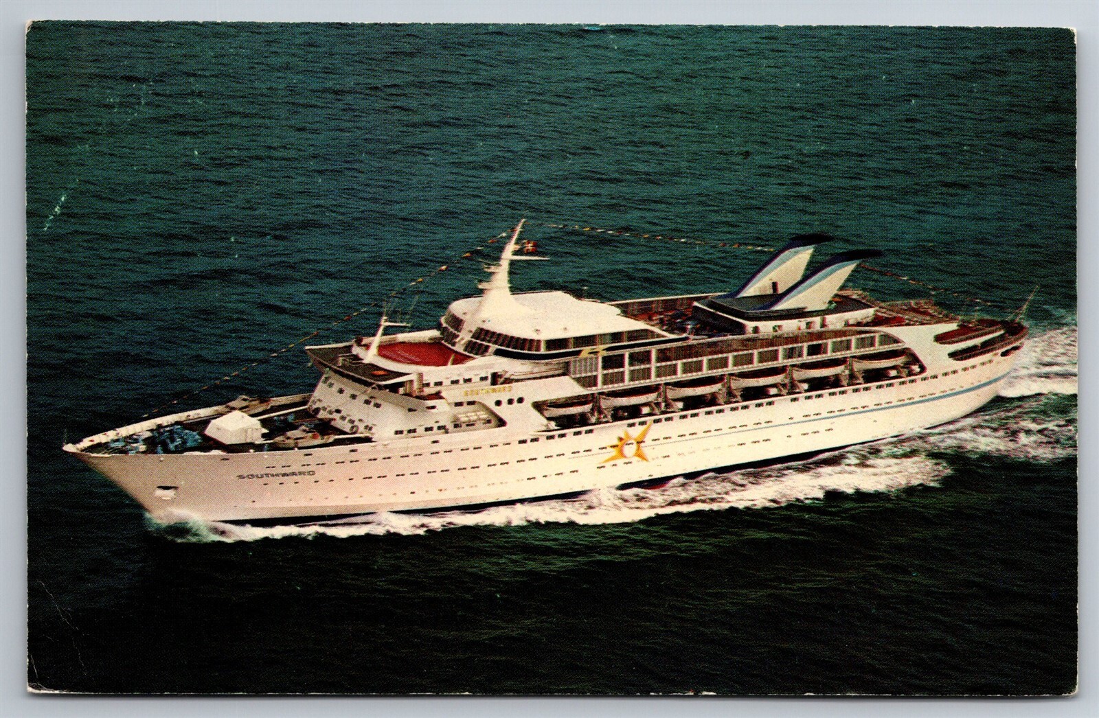 Vintage M/S Southward Norwegian Caribbean Lines Cruise Ship Postcard R14