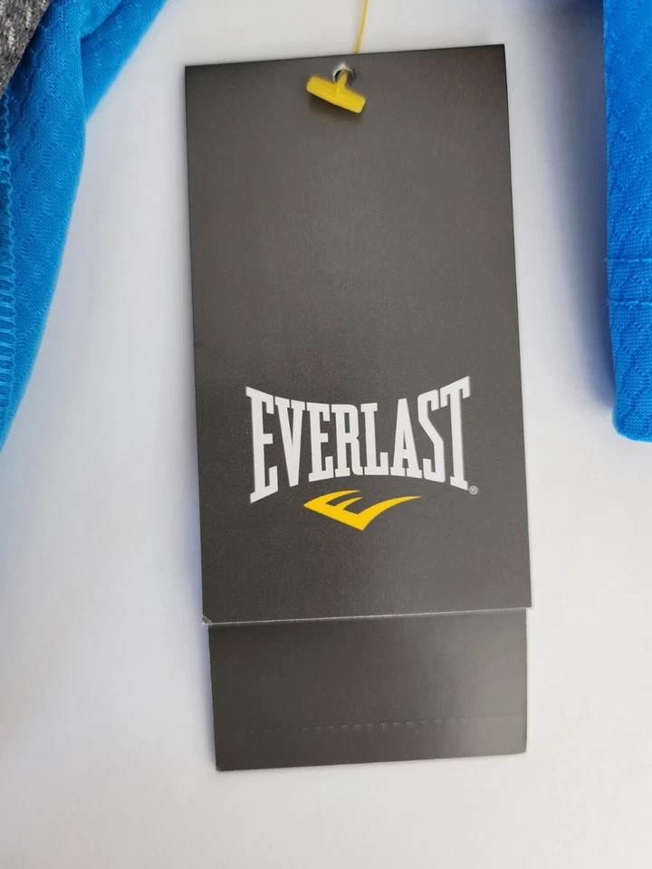 Everlast Niño Manga Corta Talla XL Atlético Eléctrico Turq/Gris Foto 4 de 4