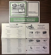Wollensak 1520AV Operatiing Instructions Bundle - Manual, Directory, Accessories