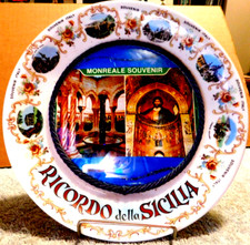 Porcelana Nordica~Italia Ricardo della Sicilia Monreale souvenir piatto unico