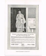 1917 Ivory Soap Woman in Kimono art Vintage Print Ad
