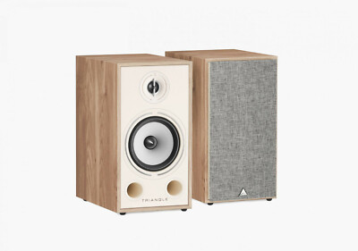 TRIANGLE BOREA BR03 PAIR SPEAKERS BOOKSHELF LIGHT OAK NEW