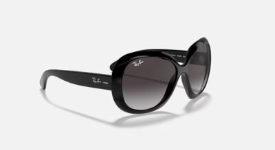 Ray-Ban Jackie Ohh II Black / Grey Gradient 60 mm Sunglasses 