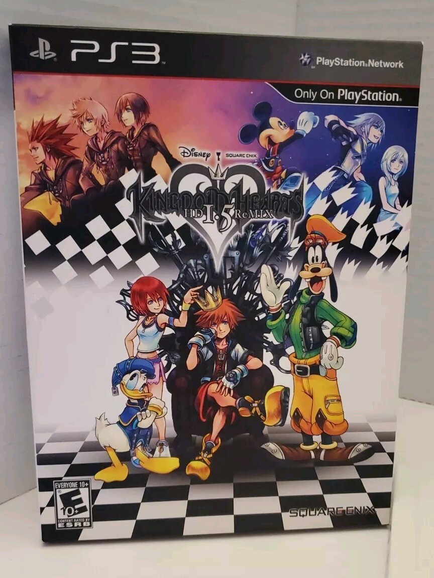 PS3 Kingdom Hearts HD 1.5 Remix (Sony PlayStation 3, 2013