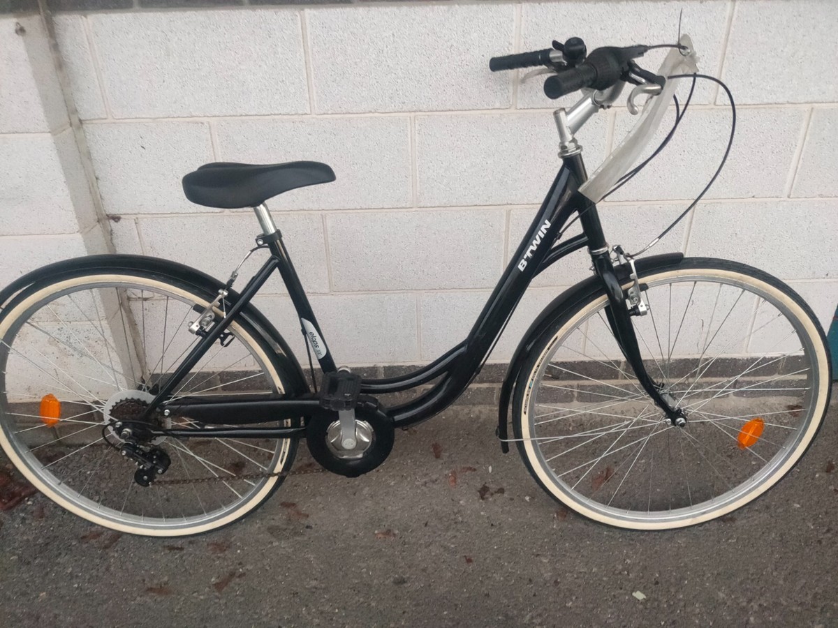 Twin Elops 100 Btwin Ladies Bike With Basket Attractive BTwin Elps