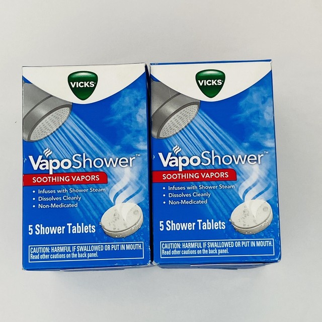 Vicks VapoShower Soothing Vapors Tablets 5 Count for sale online eBay