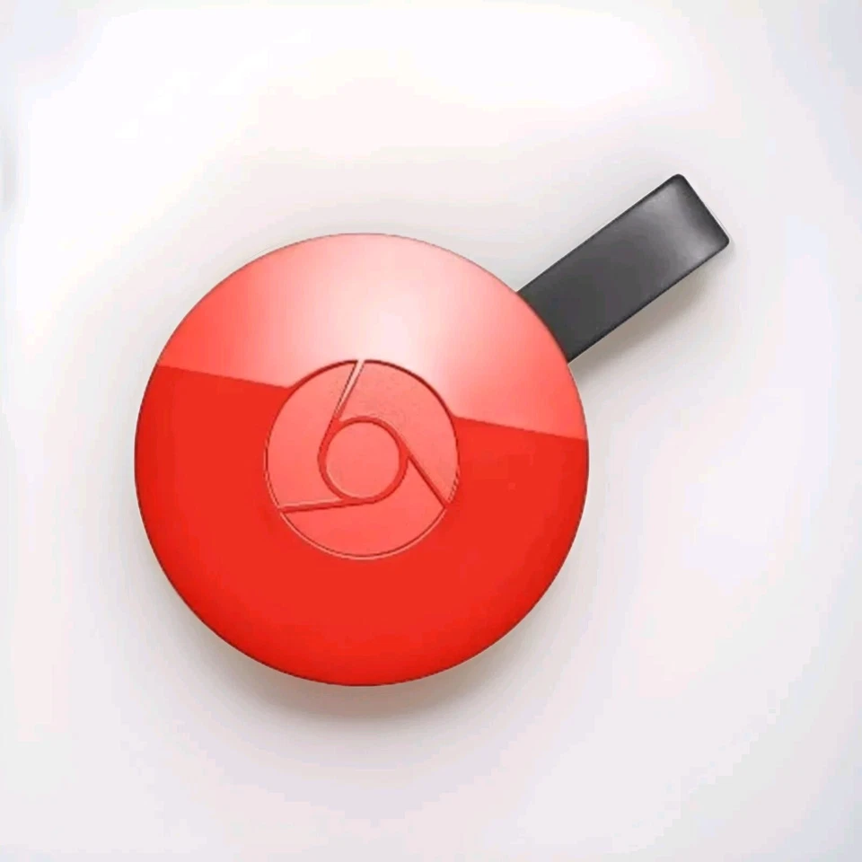 Google Chromecast (2nd Generation) Media Streamer - Poppy Red - Image 3 of 4