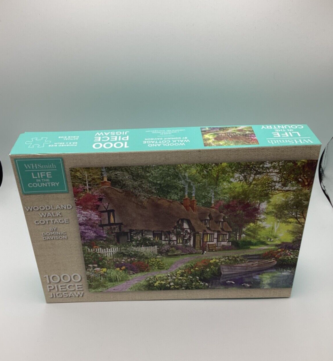 WHSmith Woodland Walk Cottage 1000 Piece Jigsaw Puzzle Complete Used
