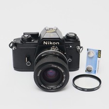 Nikon EM 35mm SLR Camera Kit W/ Zoom Nikkor 35-70mm Lens Kit - Fully Film Tested
