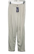 Ralph Lauren Purple Label Pleated Wool Pants Womens Size 0 NWT Defects 1390