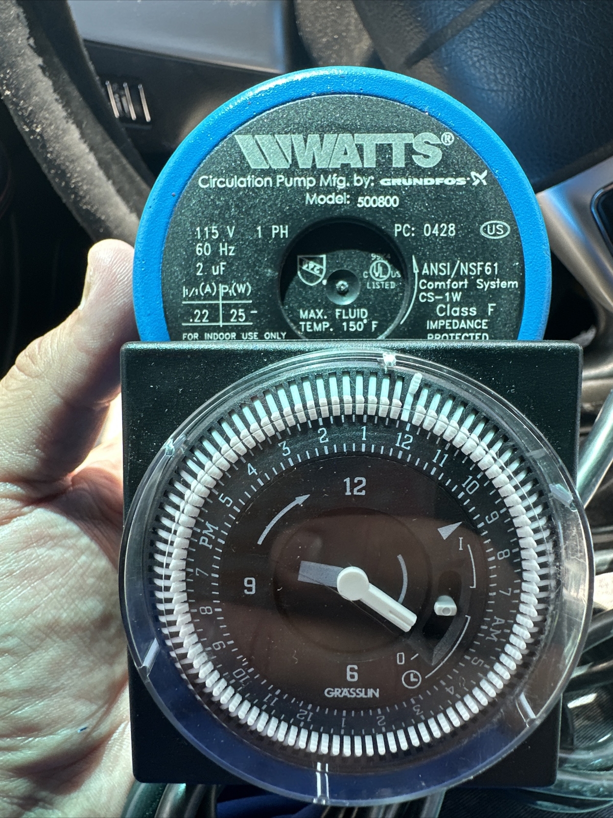 WATTS HOT WATER RECIRCULATING SYSTEM 500800 Pump Only | eBay