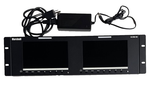 Marshall V-LCD70MD 7 Inch Field Monitor, with OEM AC Adapter and