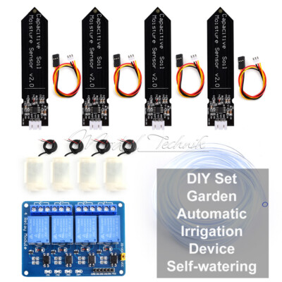 DC5V 4 CH Automatic Watering irrigation System DIY Relay Module Soil Humidity