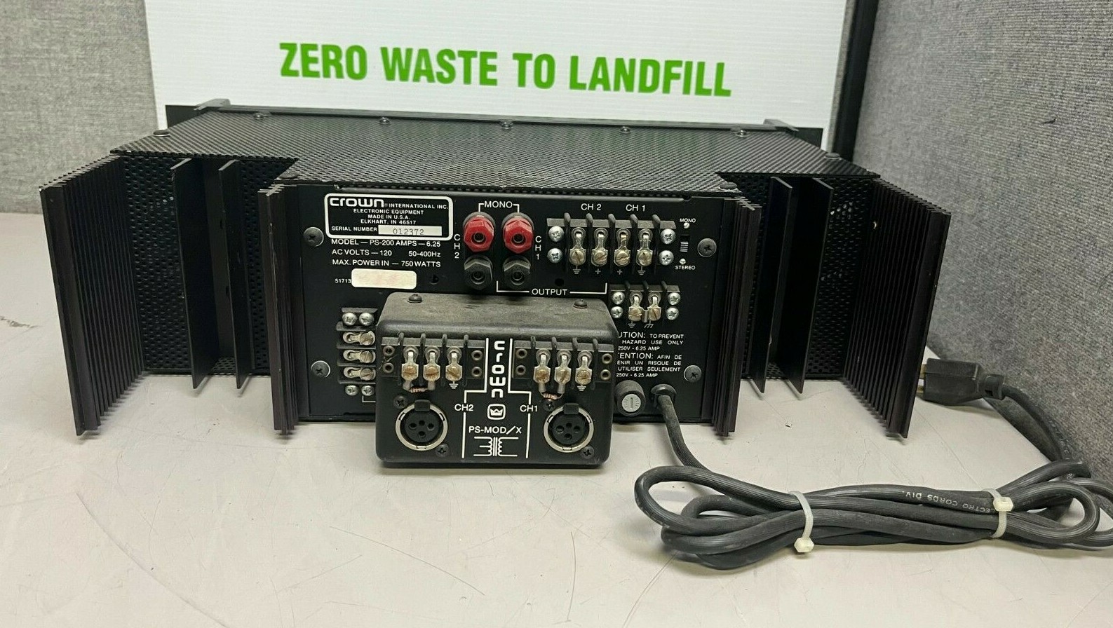 Crown PS200 Power Amplifier eBay